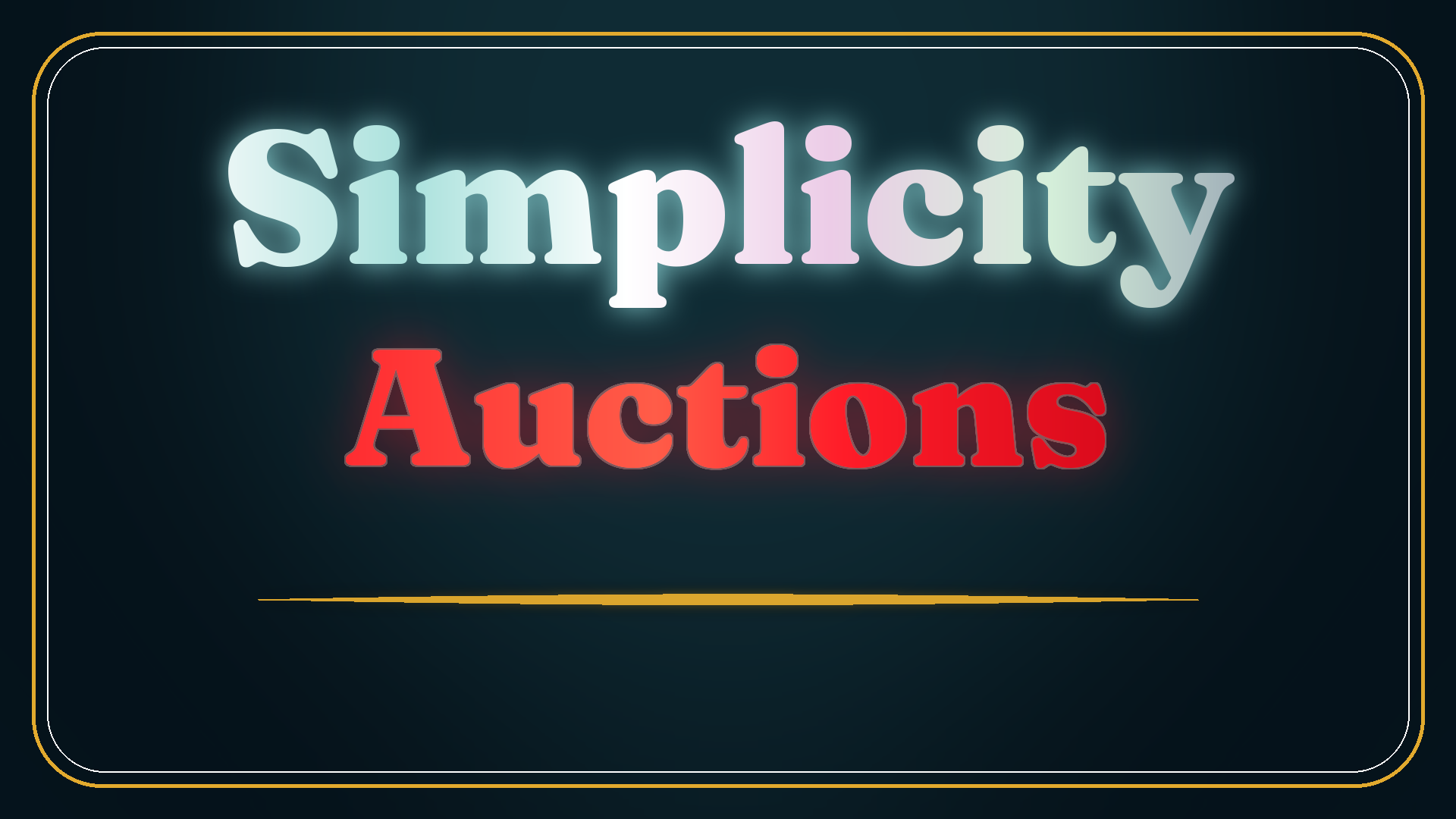 Simplicity Auctions